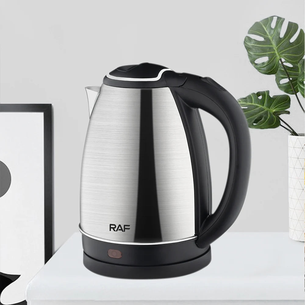 2L 1500W Stainless Steel Electric Kettle for Tea, Coffee, and More