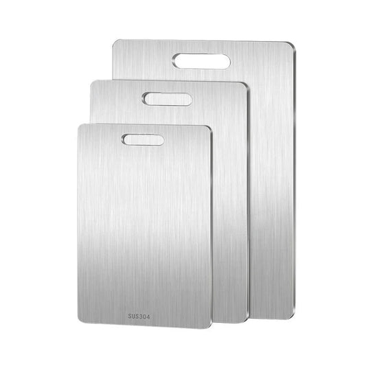 Stainless Steel Panel and Thickened Double Sided Chopping Board