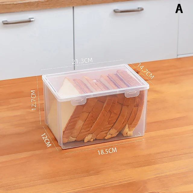 Bread Container Storage Box Bread Dispenser for Kitchen & Refrigerator