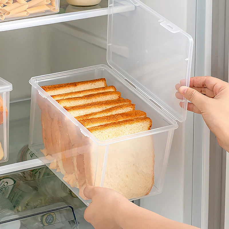 Bread Container Storage Box Bread Dispenser for Kitchen & Refrigerator