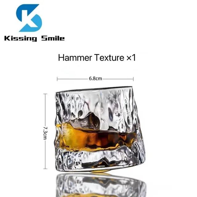 Creative Whiskey Glasses Durable Spinning Glassware