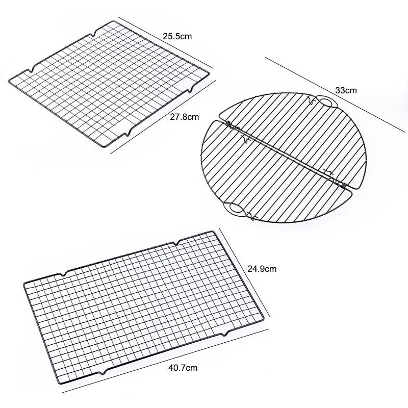 Single Layer Stainless Steel Cooling Rack Baking Pan Baking Tools