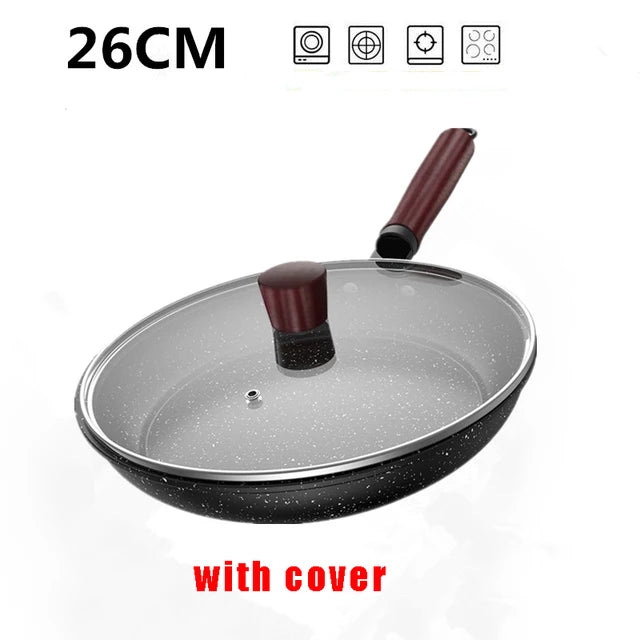  Non-Stick Wok/Frying Pan Works with Gas and Induction Stoves