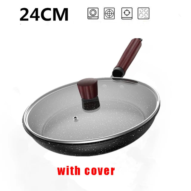  Non-Stick Wok/Frying Pan Works with Gas and Induction Stoves