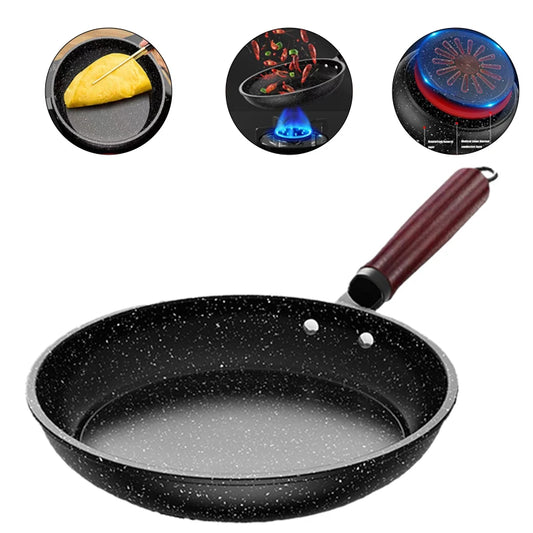  Non-Stick Wok/Frying Pan Works with Gas and Induction Stoves