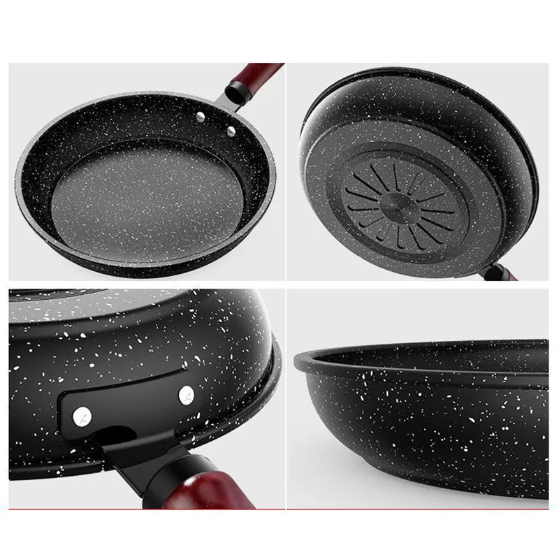  Non-Stick Wok/Frying Pan Works with Gas and Induction Stoves