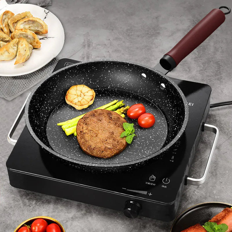  Non-Stick Wok/Frying Pan Works with Gas and Induction Stoves