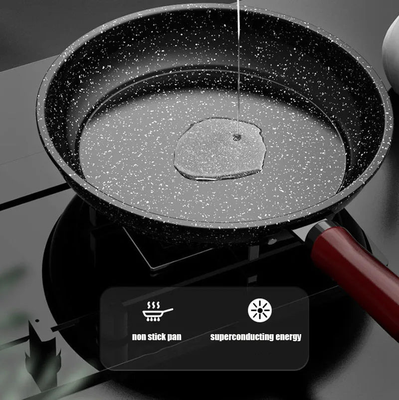  Non-Stick Wok/Frying Pan Works with Gas and Induction Stoves