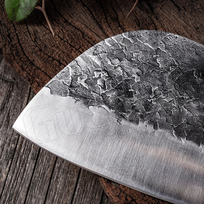 Handmade Forged Kitchen Knife Chef Knife High-carbon Bone Chopper