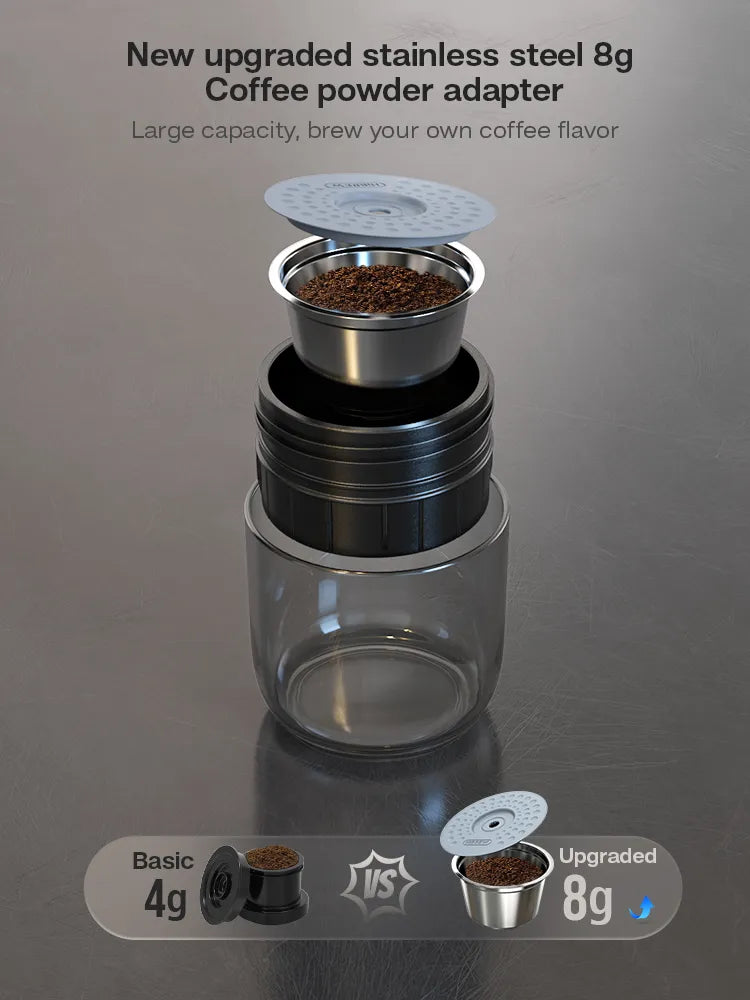 HiBREW Portable Coffee Machine for Car & Home Expresso Coffee Maker