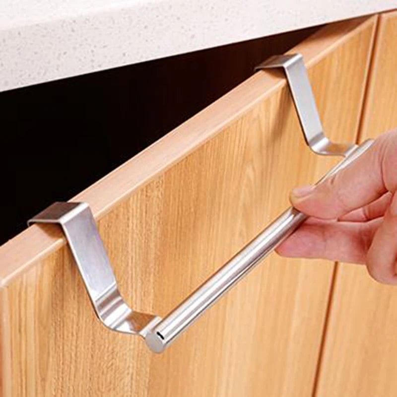 Kitchen Cabinet Door Towel Bar Stainless Steel Towels Hooks