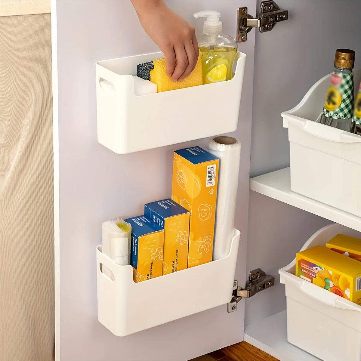 Kitchen Wall Mounted Storage Rack