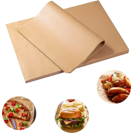 100 Pcs Parchment Paper Baking Sheets Non-Stick Baking Paper