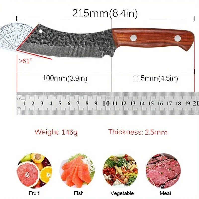 Stainless Steel Meat Cleaver for Cutting and Boning