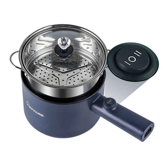 1.8L Multifunction Cooker: Rice Cooker and Hot Pot with Non-Stick Pan