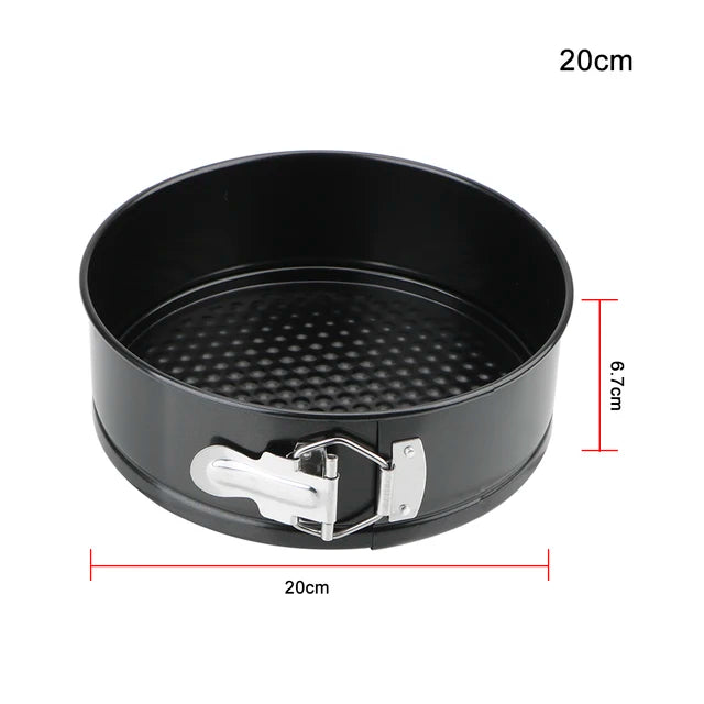 Non-Stick Round Cake Pan Bakeware Removable Bottom Carbon Steel