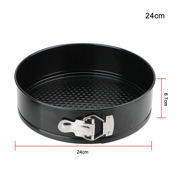 Non-Stick Round Cake Pan Bakeware Removable Bottom Carbon Steel