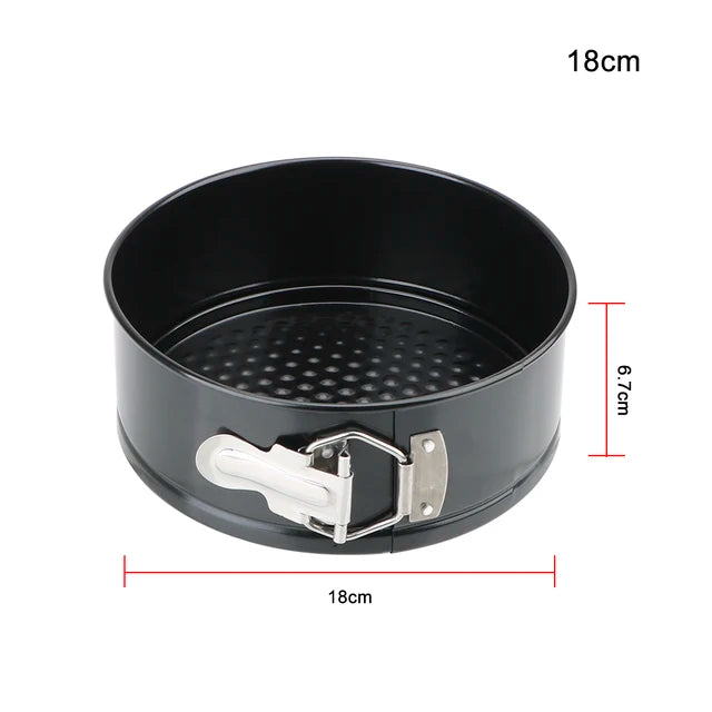 Non-Stick Round Cake Pan Bakeware Removable Bottom Carbon Steel