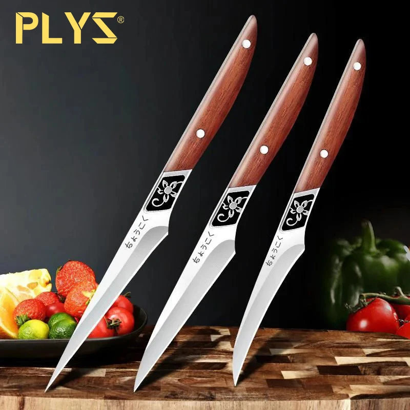 Chef Carving Knife Set: Sharp Small Kitchen Knives for Food Carving