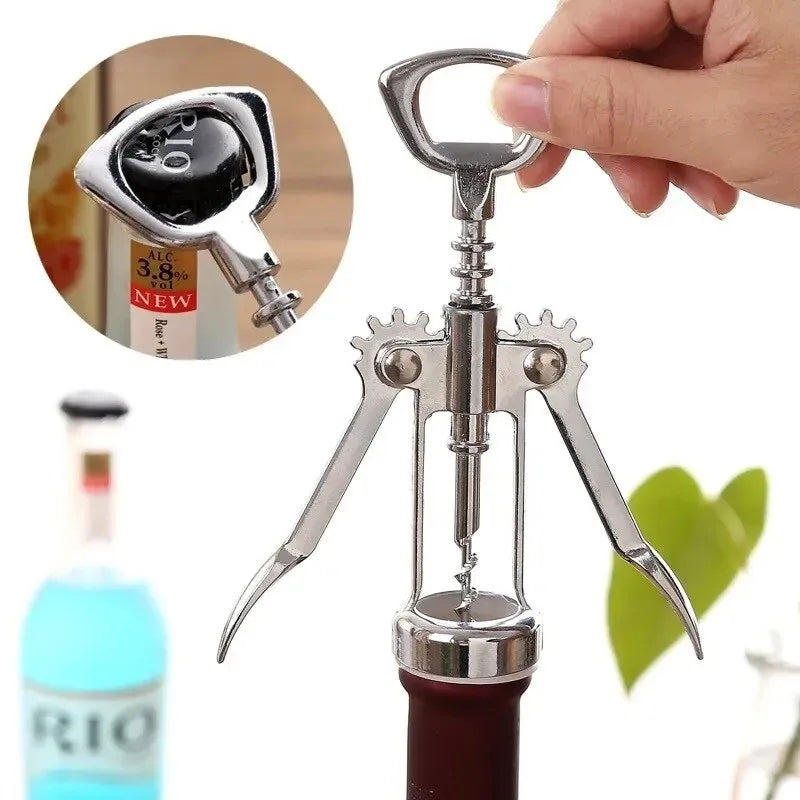 Red Wine Bottle Opener Beer Driver SteelWine Corkscrew Wine Opener Multifunctional Stainless Corkscrew Kitchen Supplies