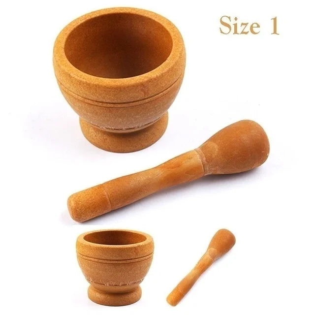 Resin Mortar and Pestle for Grinding Herbs, Garlic, and Spices