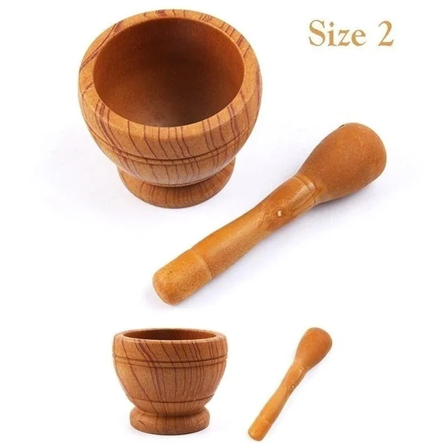 Resin Mortar and Pestle for Grinding Herbs, Garlic, and Spices