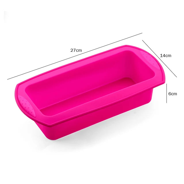 Silicone Cake Mold Round Shape Rectangular Muffin Cupcake Baking Pans