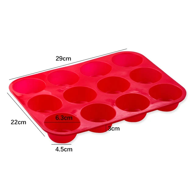 Silicone Cake Mold Round Shape Rectangular Muffin Cupcake Baking Pans