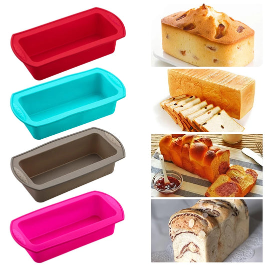 Silicone Cake Mold Round Shape Rectangular Muffin Cupcake Baking Pans