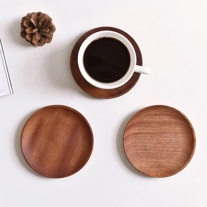 Solid Wood Oval Serving Tray for Tea, Fruit, Bread, Desserts and more