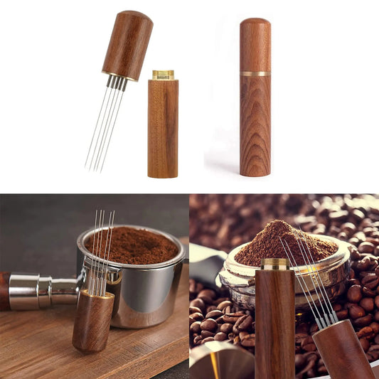 Stainless steel espresso accessories: tampers and more for baristas