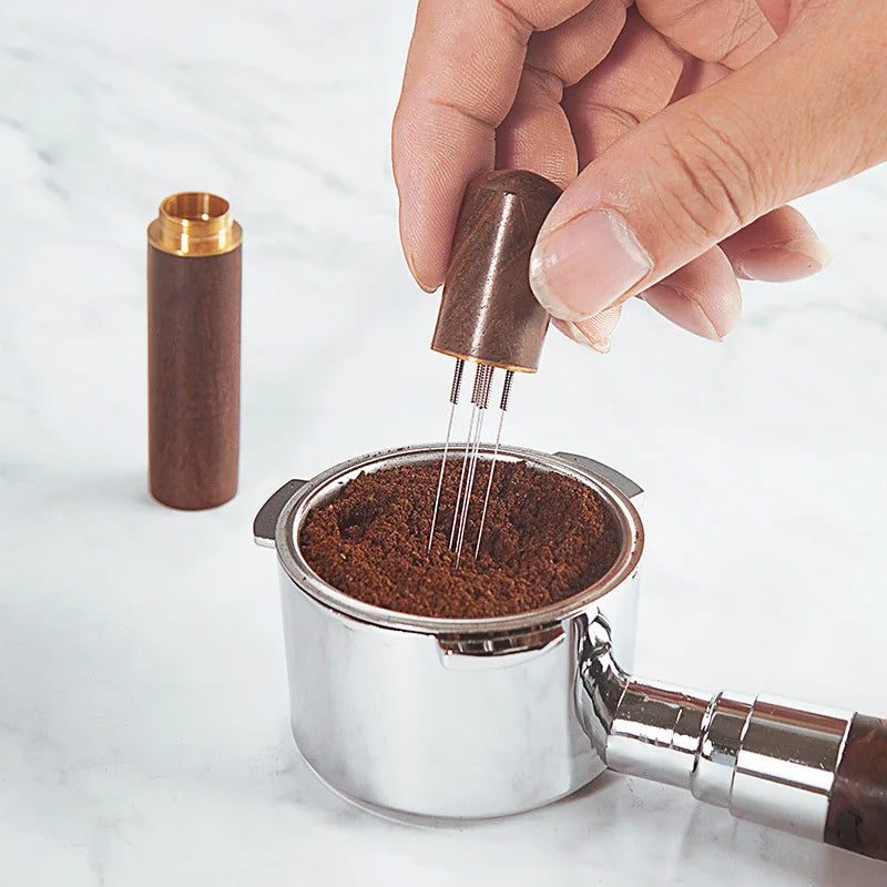 Stainless steel espresso accessories: tampers and more for baristas