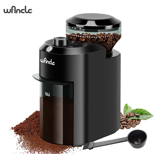 Electric Burr Coffee Grinder Adjustable Burr Mill Coffee Bean Grinding